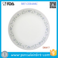 Wholesale White Cheap Porcelain Luncheon Plate